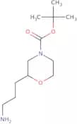 tert-Butyl 2-(3-aminopropyl)morpholine-4-carboxylate