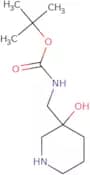 tert-Butyl N-[(3-hydroxypiperidin-3-yl)methyl]carbamate