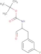 tert-Butyl N-[1-(3-fluorophenyl)-3-oxopropan-2-yl]carbamate