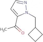 1-[1-(Cyclobutylmethyl)-1H-pyrazol-5-yl]ethan-1-one