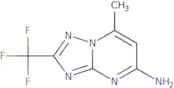7-Methyl-2-(trifluoromethyl)-[1,2,4]triazolo[1,5-a]pyrimidin-5-amine