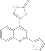 5-[2-(Thiophen-2-yl)quinolin-4-yl]-1,3,4-oxadiazole-2-thiol