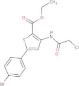 Ethyl 5-(4-bromophenyl)-3-(2-chloroacetamido)thiophene-2-carboxylate