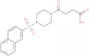4-[4-(Naphthalene-2-sulfonyl)piperazin-1-yl]-4-oxobutanoic acid
