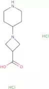 1-(Piperidin-4-yl)azetidine-3-carboxylic acid dihydrochloride