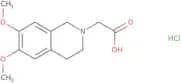 2-(6,7-Dimethoxy-1,2,3,4-tetrahydroisoquinolin-2-yl)acetic acid hydrochloride