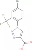1-[4-Bromo-2-(trifluoromethyl)phenyl]-1H-1,2,3-triazole-4-carboxylic acid
