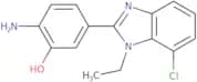 2-Amino-5-(7-chloro-1-ethyl-1H-1,3-benzodiazol-2-yl)phenol