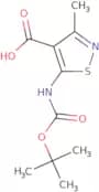 5-{[(tert-Butoxy)carbonyl]amino}-3-methyl-1,2-thiazole-4-carboxylic acid