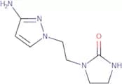 1-[2-(3-Amino-1H-pyrazol-1-yl)ethyl]imidazolidin-2-one
