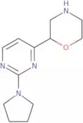 2-[2-(Pyrrolidin-1-yl)pyrimidin-4-yl]morpholine