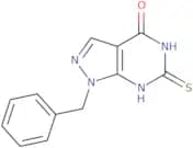1-Benzyl-6-sulfanyl-1H,4H,5H-pyrazolo[3,4-d]pyrimidin-4-one