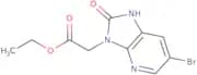 Ethyl 2-{6-bromo-2-oxo-1H,2H,3H-imidazo[4,5-b]pyridin-3-yl}acetate