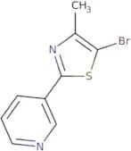 3-(5-Bromo-4-methyl-1,3-thiazol-2-yl)pyridine