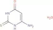 6-Amino-4-hydroxy-2-mercaptopyrimidine monohydrate