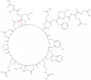 Ac-Ala-Leu-Cys-Asp-Asp-Pro-Arg-Val-Asp-Arg-Trp-Tyr-Cys-Gln-Phe-Val-Glu-Gly-NH2 (Disulfide bond)