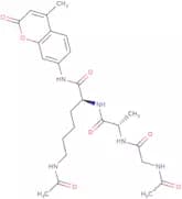 Ac-Gly-Ala-Lys(Ac)-AMC