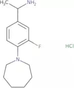 [1-(4-Azepan-1-yl-3-fluorophenyl)ethyl]amine hydrochloride