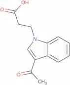 3-(3-Acetyl-1H-indol-1-yl)propanoic acid