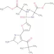 Alanine,n,N'-[[5-[2-amino-5-(2,2-dimethyl-1-oxopropyl)-4-thiazolyl]-2-furanyl]phosphinylidene]bis[…