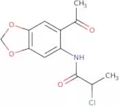 N-(6-acetylbenzo[d]1,3-dioxolan-5-yl)-2-chloropropanamide