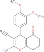 2-amino-4-(3,4-dimethoxyphenyl)-5-oxo-4,6,7,8-tetrahydro2H-chromene-3-carbonitrile