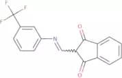 2-(2-Aza-2-(3-(trifluoromethyl)phenyl)vinyl)indane-1,3-dione
