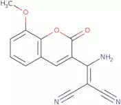(Amino(8-methoxy-2-oxo(2H-chromen-3-yl))methylene)methane-1,1-dicarbonitrile