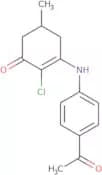 3-((4-Acetylphenyl)amino)-2-chloro-5-methylcyclohex-2-en-1-one