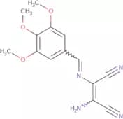 2-Amino-1-(1-aza-2-(3,4,5-trimethoxyphenyl)vinyl)ethene-1,2-dicarbonitrile