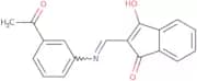 2-(((3-Acetylphenyl)amino)methylene)indane-1,3-dione