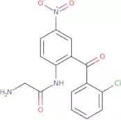 2-Amino-N-[2-(2-chlorobenzoyl)-4-nitrophenyl]acetamide