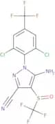 5-Amino-1-[2,6-dichloro-4-(trifluoromethyl)phenyl]-4-[(trifluoromethyl)sulfinyl]-1H-pyrazole-3-car…