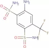 4-Amino-6-(trifluoromethyl)benzene-1,3-disulfonamide