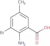 2-Amino-3-bromo-5-methylbenzoic acid