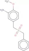 2-Methoxy-5-[[(phenylmethyl)sulfonyl]methyl]benzenamine