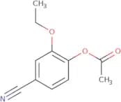 4-Cyano-2-ethoxyphenyl acetate