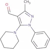 3-Methyl-1-phenyl-5-(piperidin-1-yl)-1H-pyrazole-4-carbaldehyde