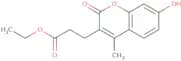 Ethyl 3-(7-hydroxy-4-methyl-2-oxo-2H-chromen-3-yl)propanoate