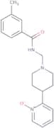 3-Methyl-N-(1-oxy-3',4',5',6'-tetrahydro-2'H-(2,4'-bipyridine)-1'-ylmethyl)benzamide