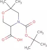 4-[(tert-butoxy)carbonyl]-6,6-dimethylmorpholine-3-carboxylic acid