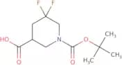 1-[(tert-butoxy)carbonyl]-5,5-difluoropiperidine-3-carboxylic acid