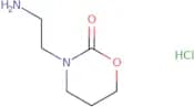 3-(2-Aminoethyl)-1,3-oxazinan-2-one hydrochloride