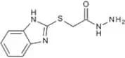 2-(Benzimidazolylthio)acetic acid hydrazide