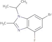 6-Bromo-4-fluoro-2-methyl-1-propan-2-ylbenzimidazole