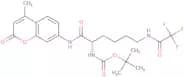 Boc-Lys(Tfa)-AMC