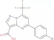5-(4-Bromophenyl)-7-(trifluoromethyl)pyrazolo[1,5-a]pyrimidine-3-carboxylic acid