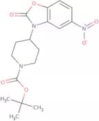 tert-Butyl 4-(5-nitro-2-oxo-1,3-benzoxazol-3(2H)-yl)piperidine-1-carboxylate