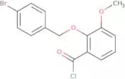 2-[(4-Bromobenzyl)oxy]-3-methoxybenzoyl chloride