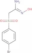 4-Bromobenzenesulphonylacetamide oxime